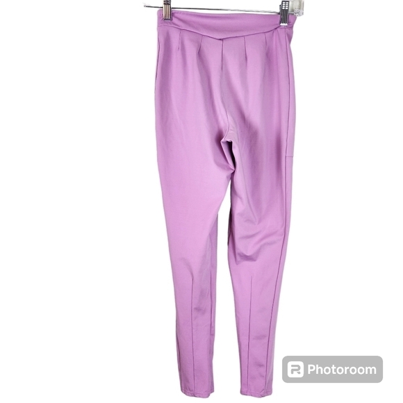 Gymshark lilac leggings notched split hem - Picture 2 of 8